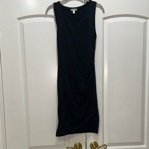 Tildon Black Sleeveless Mini Dress